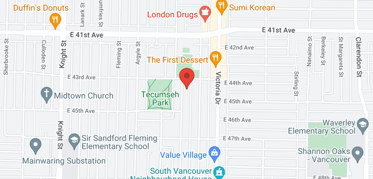 map of 5954 COMMERCIAL STREET